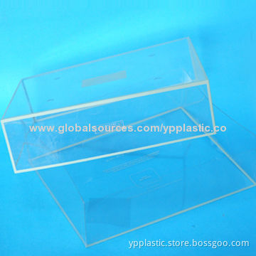 Plastic Box with Lids, 0.2-0.8m Thickness Range, Transparent or Colorful Color